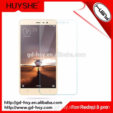 Factory Wholesale Premium 2.5d Round Edge Tempered Glass Screen Protector for xiaomi redmi 3 pro tempered glas